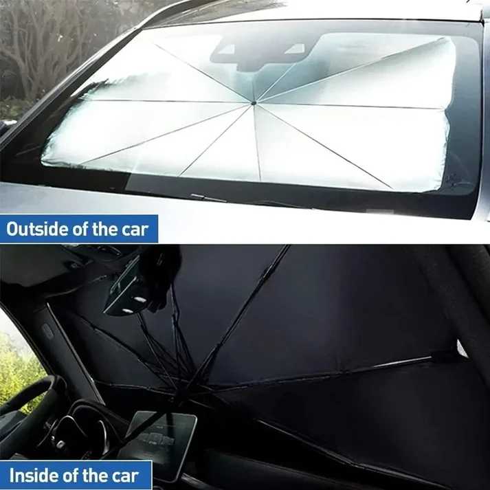 Car Windshield Sun Shade ||مظلة شمسية للزجاج الأمامي للسيارة