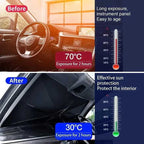 Car Windshield Sun Shade ||مظلة شمسية للزجاج الأمامي للسيارة
