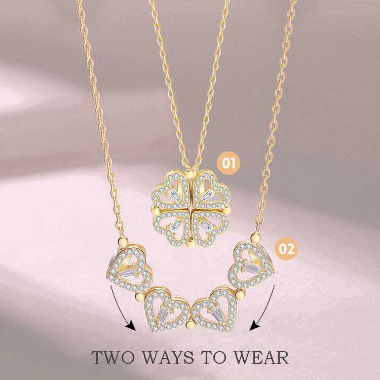 Elegant Flower Pendant Necklace
