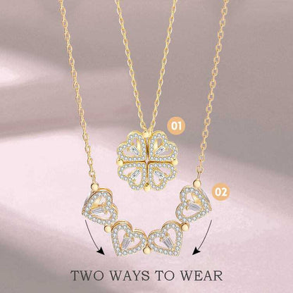 Elegant Flower Pendant Necklace