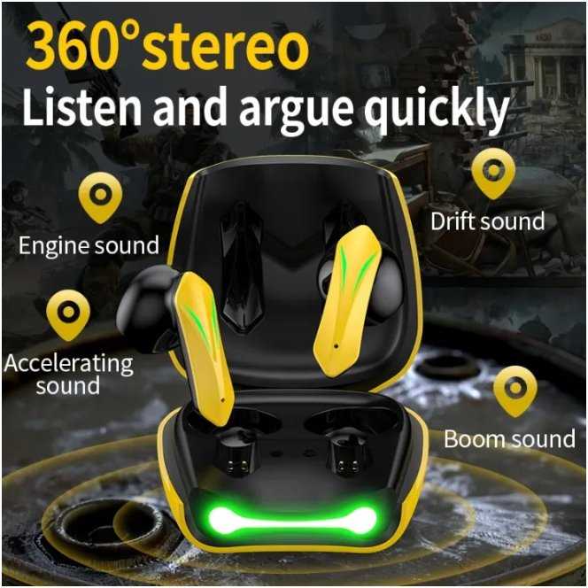 WirelessEarbudsGamingEarphone || سماعات أذن لاسلكية للألعاب